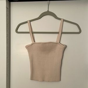 Zara thick ribbed sweater tank